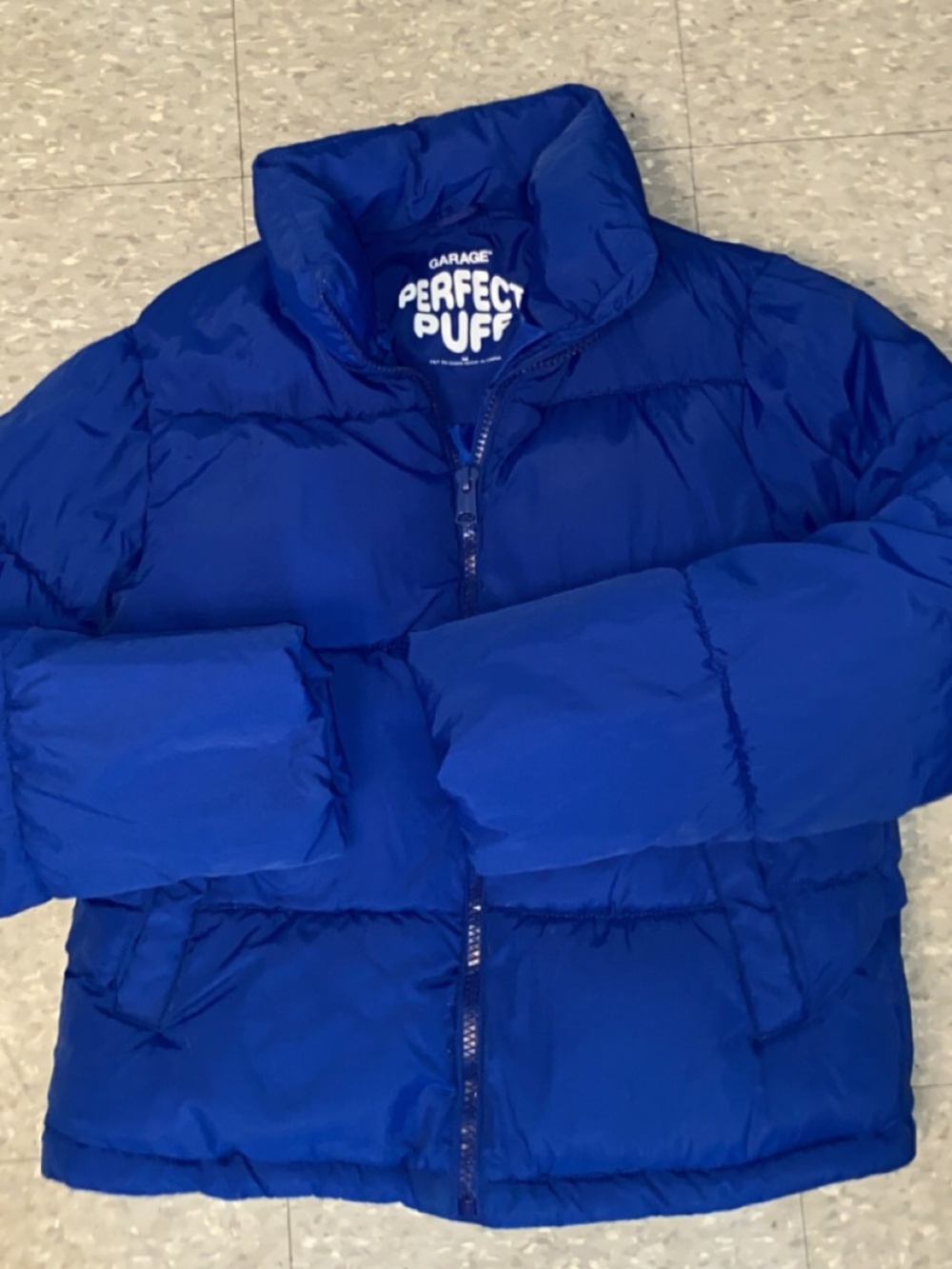 Garage Perfect Puff Women’s Blue Winter Puffer Jacket